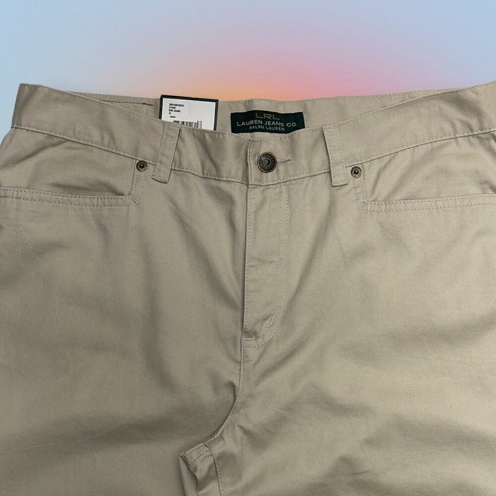 LAUREN Women’s 12 MID CALF Khaki Jeans